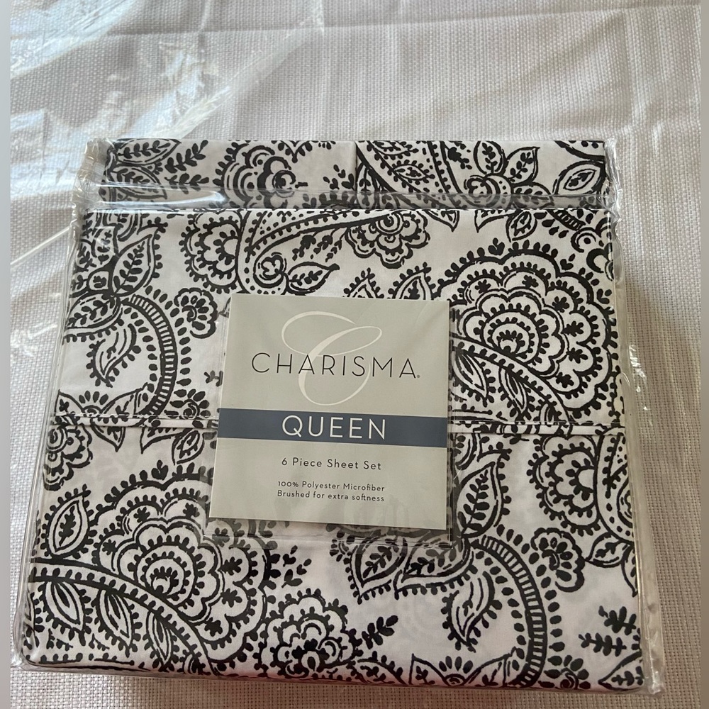 Charisma queen bedsheet set